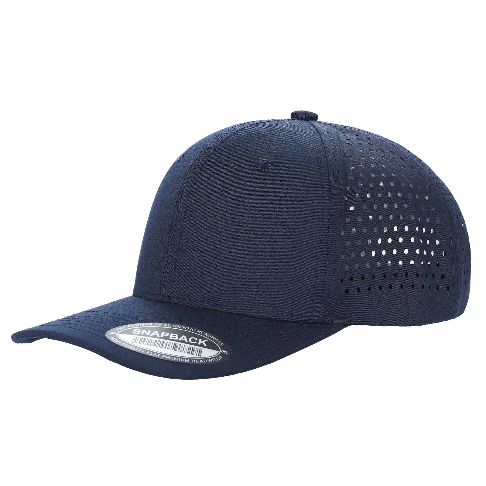 6panel Laser Performance Cap Adjustable Snap Back Hat 6laser | Burzip Inc