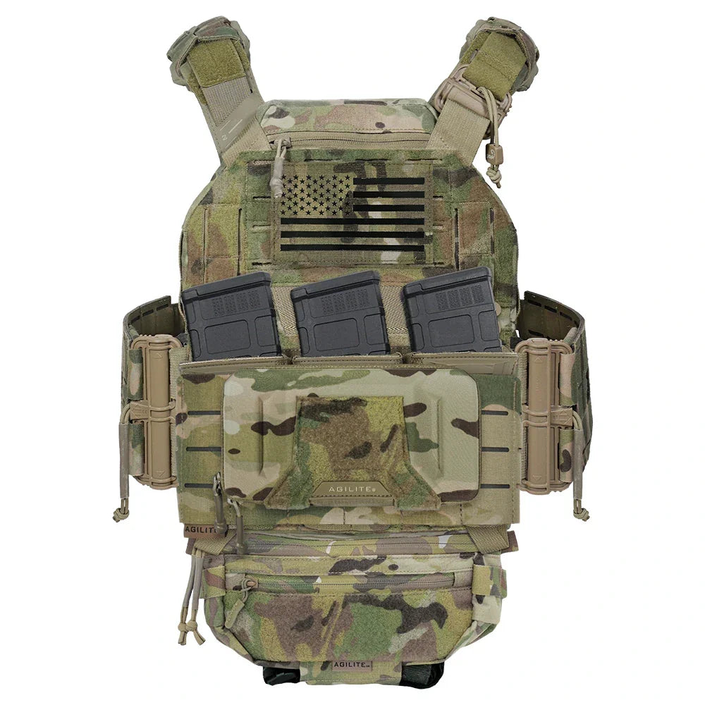 Agilite K-Zero SF Plate Carrier - All-Day Comfort w/ Quick Detach Buckles - Battle-Proven by the IDF