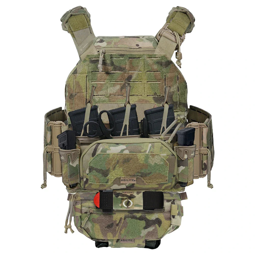 Agilite K-Zero SF Plate Carrier - All-Day Comfort w/ Quick Detach Buckles - Battle-Proven by the IDF