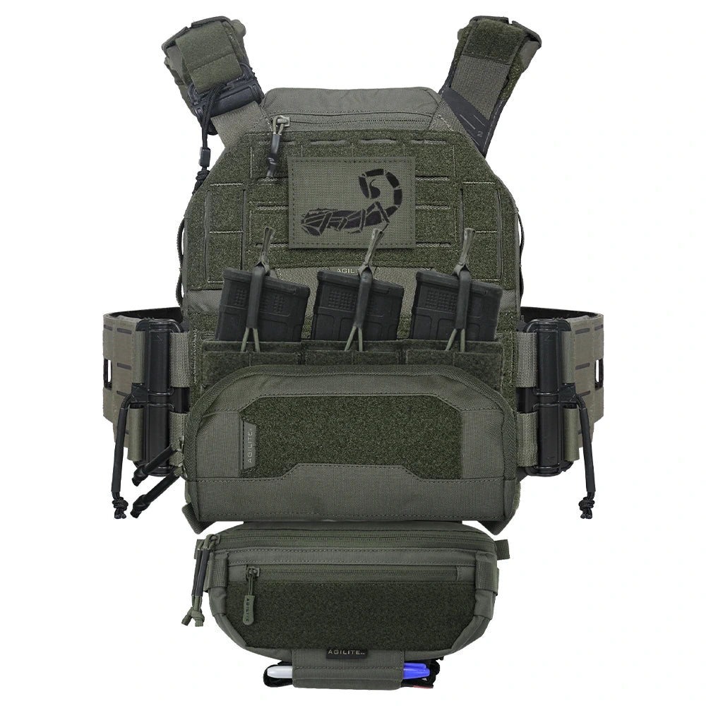 Agilite K-Zero SF Plate Carrier - All-Day Comfort w/ Quick Detach Buckles - Battle-Proven by the IDF