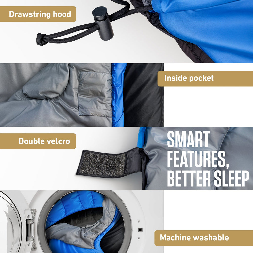 XXL Sleeping Bag for Big and Tall Campers