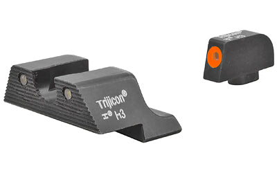 Trijicon HD XR Night Sight Set -  3 Dot Green Tritium With Yellow Front Outline -  Fits Glock 17/19/26/27/33/34