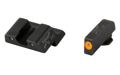 Trijicon HD XR Night Sight Set -  3 Dot Green Tritium With Yellow Front Outline -  Fits Glock 17/19/26/27/33/34